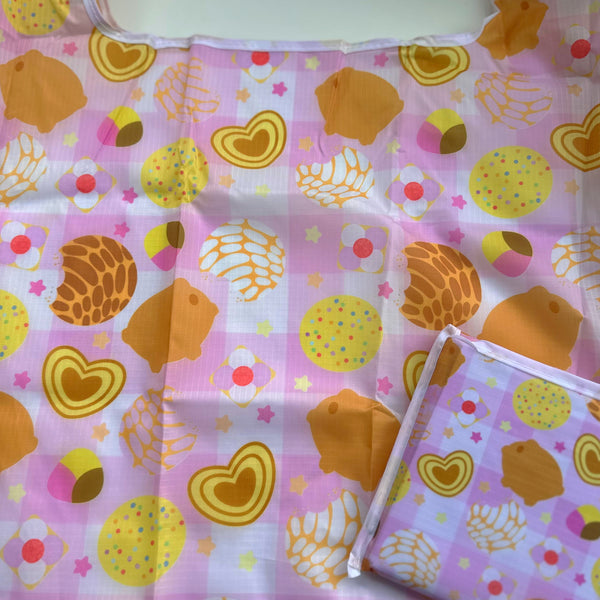 Pan Dulce Folding Tote (Pink)