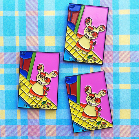 Loteria Spinda enamel pin